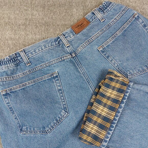L.L. Bean Other - LL Bean Men's 40x30 (Fit 36x29) Comfort Waist Flannel Lined Straight Leg Jeans